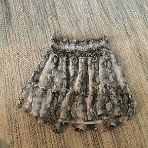 Snakeskin skirt Altar’d state size S